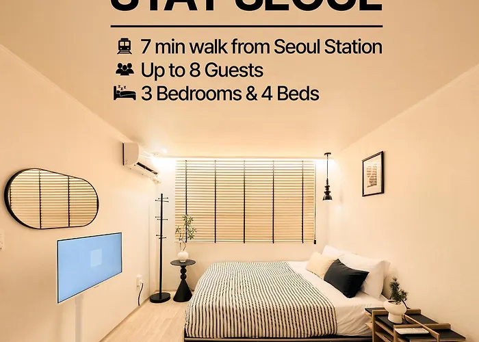 アパート Stayseoul 7 Min To Station 3br4b 2-8guests